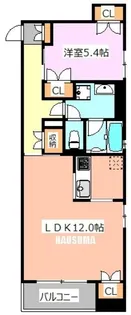 costa【10階】の間取り