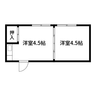 共和荘【2階】の間取り