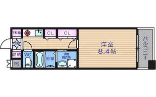 サムティ本町橋【7階】の間取り