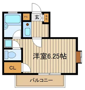 ビオスときわ台【1階】の間取り