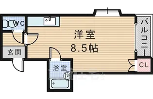 AIROSE豊中【1階】の間取り
