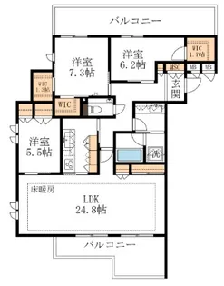 ルマセラ【4階】の間取り