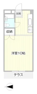 グレース【1階】の間取り