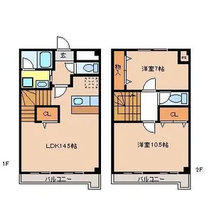 ファイブシティ【9階】の間取り