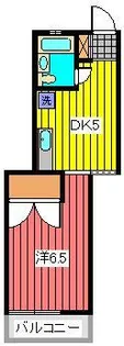 オークハイツ西巣鴨【1階】の間取り