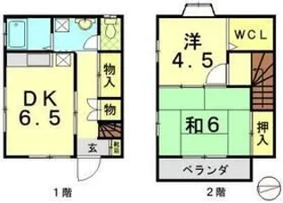 第二ハイツ光洋【1階】の間取り
