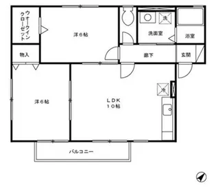 グランシャリオ【2階】の間取り