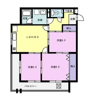 JoLLy House(ジョリ― ハウス)【1階】の間取り