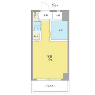 春里第一ビル【3階】の間取り