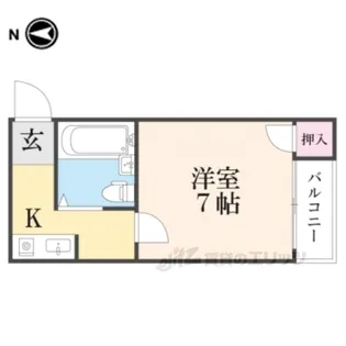 フリーディオ春日町【4階】の間取り
