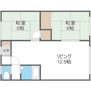 コーポ杉【1階】の間取り
