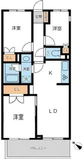 CASSIAたまプラーザ【3階】の間取り