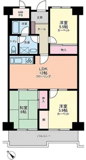 朝日巣鴨マンション【11階】の間取り