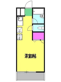 ベルシオン丸久B【1階】の間取り