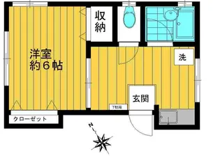 メゾン羽田【2階】の間取り