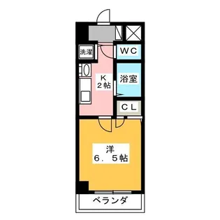 プレサンス名古屋STATIONアライブ【7階】の間取り