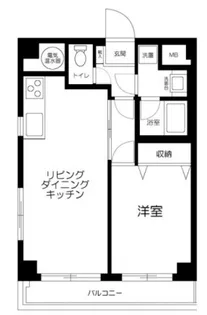 クレアパーク野方【4階】の間取り