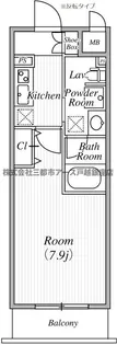 ル・エル・ブラン【5階】の間取り