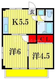 サンクレール【2階】の間取り