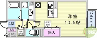 HITOMI DORMITORY【2階】の間取り