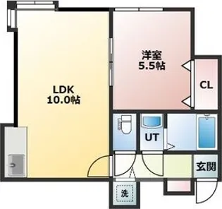 Flex-Urban Higashisapporo【3階】の間取り