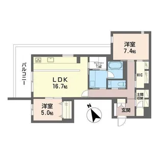 Prime Stage VII【3階】の間取り