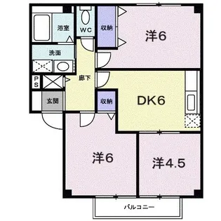 セレクトハイム【1階】の間取り