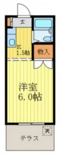 ライフワン美の里Two【1階】の間取り