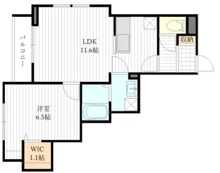 クリザンテーム【2階】の間取り