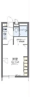 レオパレスカリビアンコート【1階】の間取り