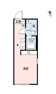 Ludens平和島【4階】の間取り