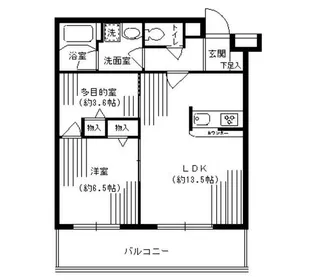 ルミエール妙蓮寺II【1階】の間取り
