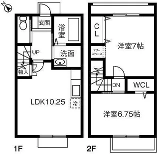 グラシア佳つるの間取り