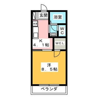 パステロ【1階】の間取り
