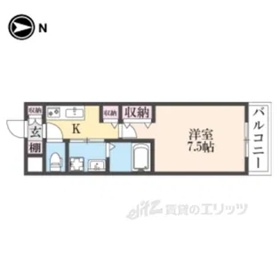 シルス藤森【2階】の間取り