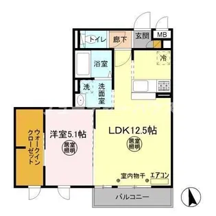 ブリックガーデン【2階】の間取り