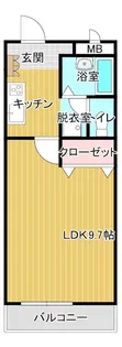 フィネス喜光地【3階】の間取り
