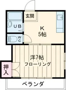 コーポふじ【2階】の間取り