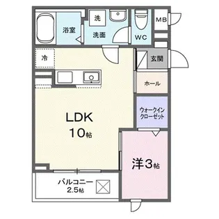 サン パレルモ【3階】の間取り