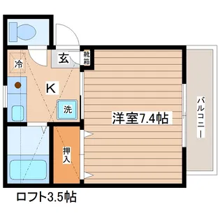 フォーレスト東九番丁【1階】の間取り