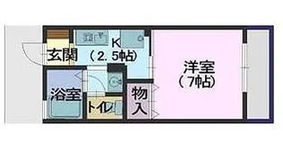 広島県廿日市市下平良1【アパート】の間取り