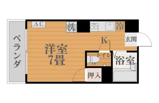 1Rの間取り画像