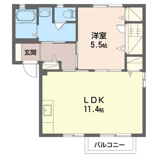 グランメールコートA【2階】の間取り