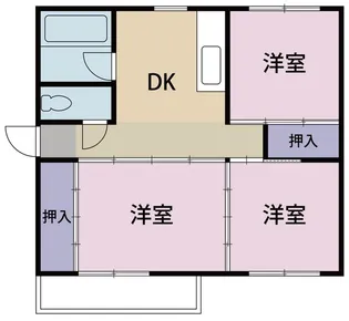 小中マンション【3階】の間取り