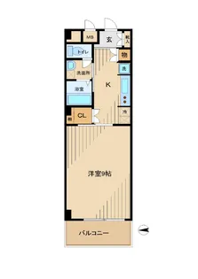 パレ・ハマダ【2階】の間取り