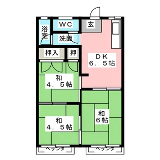 コーポブロード【2階】の間取り