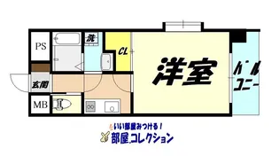 プルーム真鶴【8階】の間取り