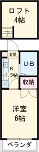 ドリーミー立川【2階】の間取り