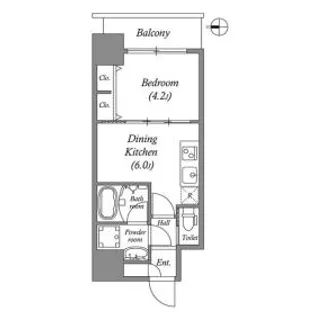 スプランディッド安土町【11階】の間取り