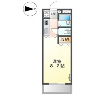 エトワールハイツII【2階】の間取り